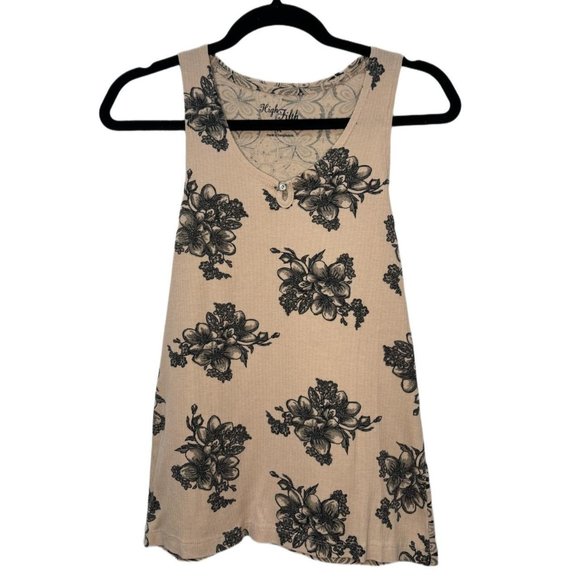 Cute Beige Tank Top - Picture 1 of 6